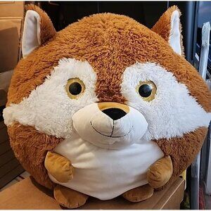 Midwood Brands Large Plush Pillow Raccoon 17 X 19